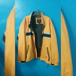 Abercrombie Jacket Coat XL L Men Yellow